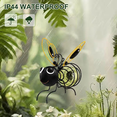 Outdoor Hanging Solar Bee Light - Perfect gift for plant lovers moms or literally anyone who smiles