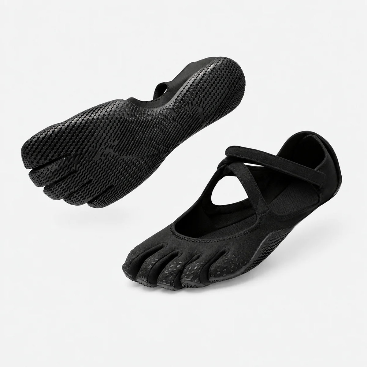 Classic FiveFingers Ballet Flats, Split Toe Design,Breathable Barefoot Comfort