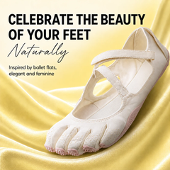 Classic FiveFingers Ballet Flats, Split Toe Design,Breathable Barefoot Comfort