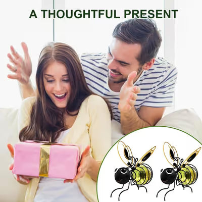 Outdoor Hanging Solar Bee Light - Perfect gift for plant lovers moms or literally anyone who smiles